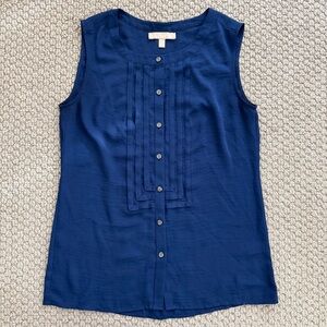 Banana Republic Sleeveless Tank Top Blue Womens Size 0